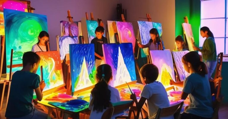 Diseño glow art peques